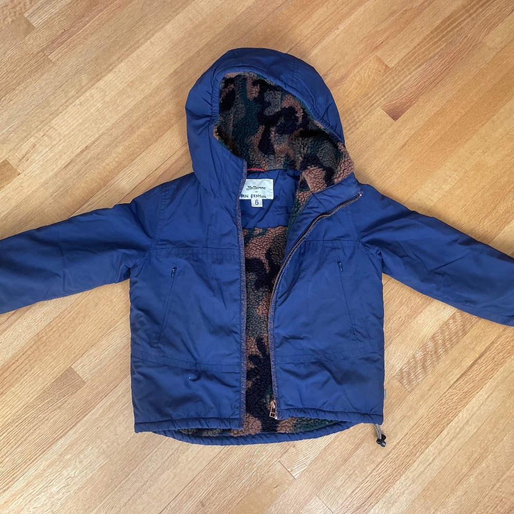 Bellerose Water Repellent Hooded Jacket, Boys size 6